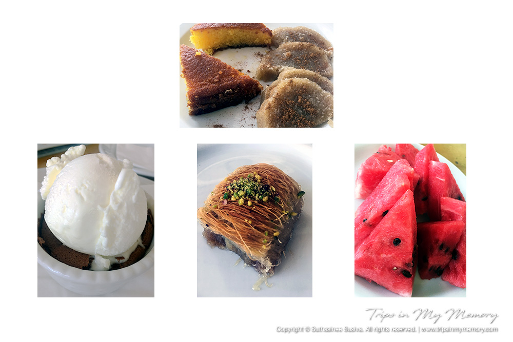 The traditional Greek deserts