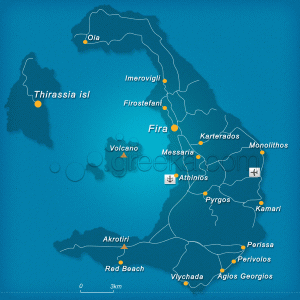 Santorini Map